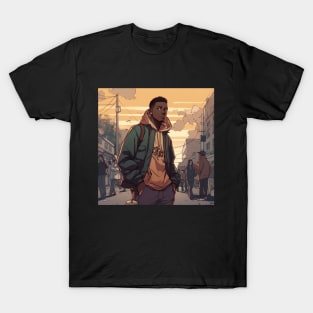 Rap & Hip Hop Music Album Cover - Anime Wallpaper T-Shirt